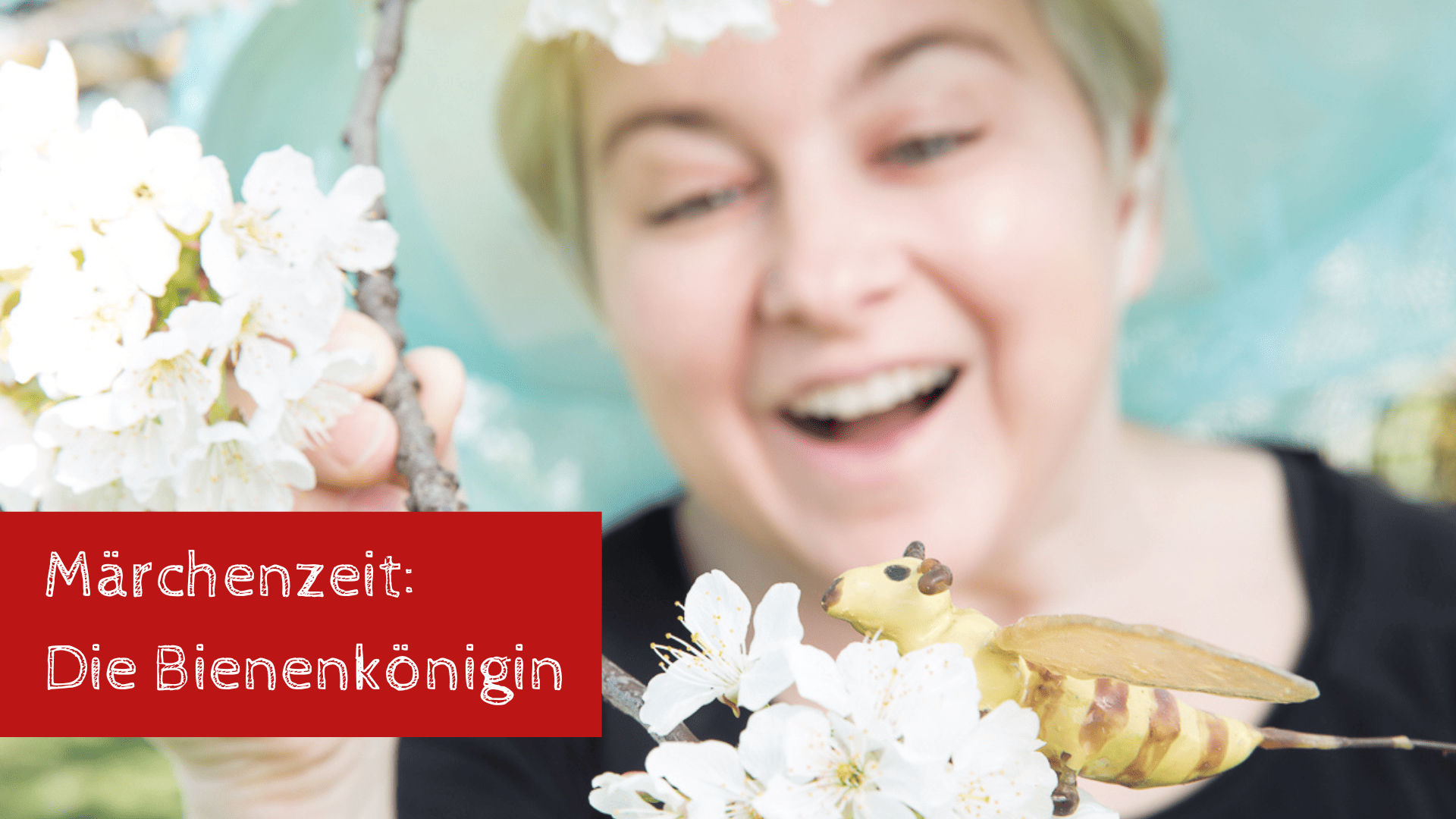 Rosalie Ringelblümchen für das Figurentheaterstütck "Die Bienenkönigin" mit der Apfelblüte